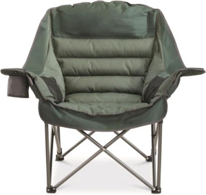 Oversized XL Comfort Padded Camping Chair, 400-lb. Capacity. - Picture 1 of 12