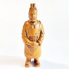 F082 - 30 Years Old 3" Tall Hand Carved Boxwood Figurine - Ancient Warrior