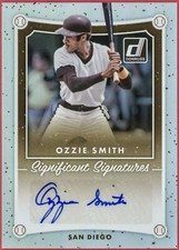 Look👉2017 DONRUSS ⚾OZZIE SMTH⚾ 🔥Significant Signatures AUTO🔥 SAN DIEGO PADRES