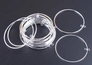 20 piezas pendientes redondos de metal de aleación de moda de 43 mm - Imagen 1 de 6