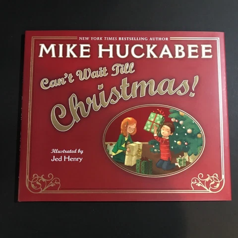 Mike Huckabee Signed Book Auto Can’t Wait Till Christmas Hardcover JSA Cover