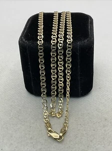 LEE Massiv 14K Gelbgold Diamantschliff ANKER MARINER Kette Halskette 6,2 gr. - Bild 1 von 19