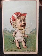 1889 H804-1B BABY ANSON TOBIN BABY TALK 'Oh Mamma' - CAP ANSON