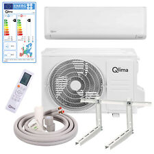 QLIMA Split Klimaanlage A+++ 3,5kW 12000 BTU + Kühlmittelleitung & Wandhalterung