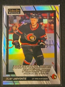 23-24 O-Pee-Chee Platinum Roby Jarventie Marquee Rookie Rainbow 🌈🌈🌈 Ottawa - Picture 1 of 2