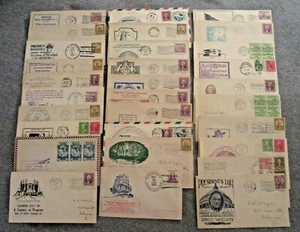 Lot of 30 cachet Event Covers 1930's Akron Disaster FDR Century of Progress GAR - Picture 1 of 7