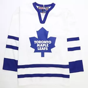 Maglia vintage Toronto Maple Leafs CCM taglia media NHL - Foto 1 di 8