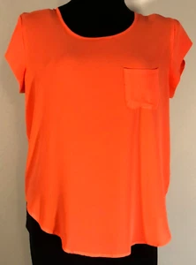 Womens Meraki Short Sleeve Size large Summer Casual Coral Spring - Picture 1 of 9