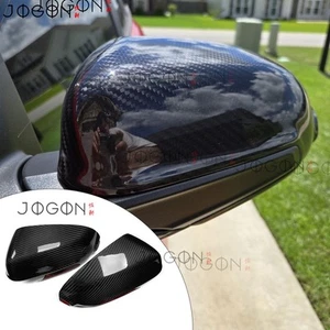 Right & Left Side View Mirror Cover Cap For Hyundai N Kona N 2022-23 Real Carbon - Picture 1 of 15