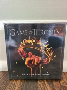 Juego de Tronos Juego de Cuatro Posavasos Sigil Casa HBO 2012 - Imagen 1 de 3