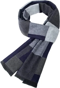 Sowarm Herren Schal Winter Warm Plaid Lange Herrenschal Klassisch Modern Elegant - Bild 1 von 19