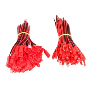 10 Pairs 2 Pin JST Male Female Plug Cable 22 AWG Wire For RC Battery LED Lights - Picture 1 of 5
