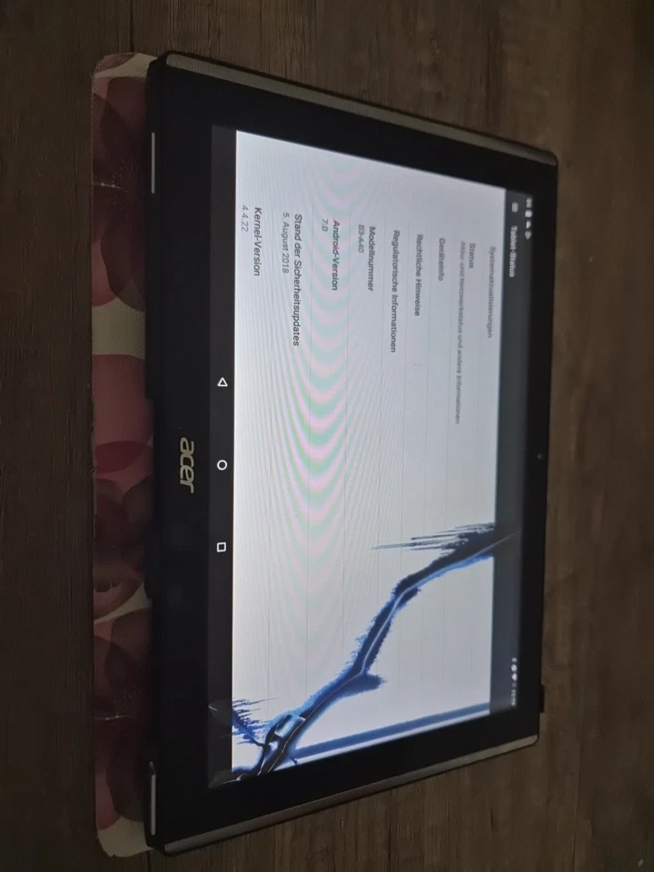  Tablet Acer Iconia One 10 B3-A40 Schwarz Ersatzteilespender - Bild 1 von 2