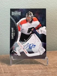 2021-22 Upper Deck Metal Universe Carter Hart Autograph #47 Vegas Golden Knights - Picture 1 of 2