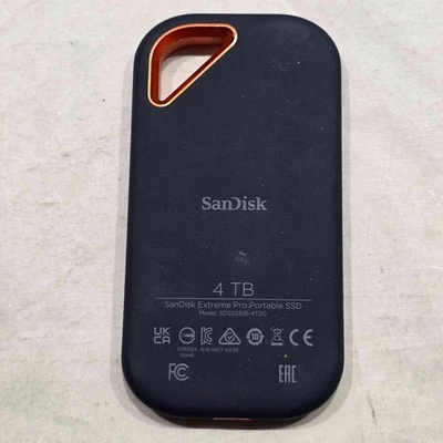 SanDisk Extreme PRO V2 4TB USB-C Portable External SSD SDSSDE81-4T00-G25 Fast SH - Image 1 of 4