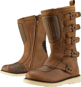 ICON Elsinore 2 Botas Marrón Para Hombre Talla 9 3403-1223 Botas de Montar Cuero Premium - Imagen 1 de 5