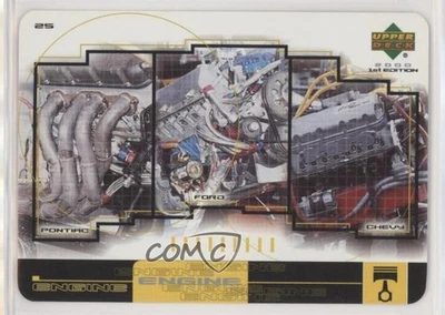 2000 Upper Deck Racing Challenge Trading Card Game Engine #25 - Image 1 of 2