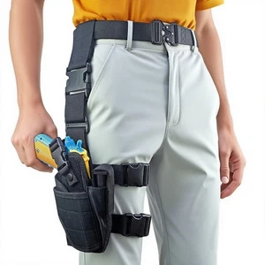 Universal Tactical Drop Leg Thigh Gun Holster Fits Pistol with Optic Laser Light - Picture 1 of 8