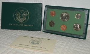 1997 - D Uncirculated Bank 6 - Coin Set in Original Packaging & COA - Picture 1 of 2