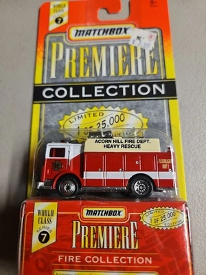 MATCHBOX PREMIERE FIRE COLLECTION ACORN HILL AUXILIARY POWER TRUCK 1996 - Image 1 of 4