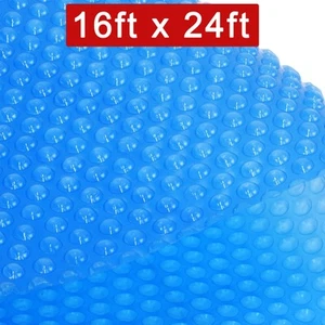 16ft x 24ft Rectangle Pool Solar Cover Heat Retaining Blanket for Swimming Pools - Picture 1 of 7