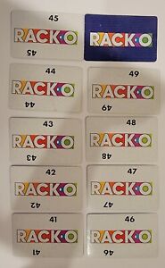 1978 Milton Bradley Rack-O Game Replacement Parts Pieces - Cards #41 - #49