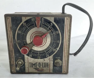 Vintage Time-O-Lite Model M-49 Professional Darkroom Timer Tested - Picture 1 of 5