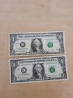 $1 One Dollar Quad 5's 5555 Fancy Serial Number 4 of a kind Quads Lucky 5's Fiat