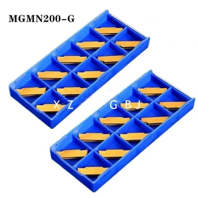 20 Pcs Carbide Inserts MGMN200-G for MGEHR/MGIVR Grooving Cut-Off Tool Holder - Image 1 of 4