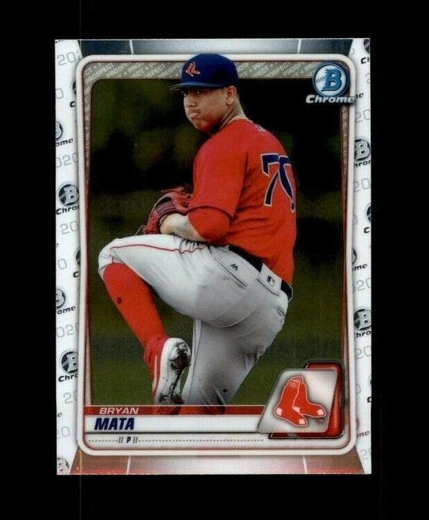 2020 Bowman Chrome Prospects #BCP128 Bryan Mata (ref 114729) - Image 1 of 1