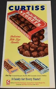 1954 Druckanzeige Curtiss BabyRuth Nuggets Butterfinger Mint Patties Schokoladenkunst - Bild 1 von 1