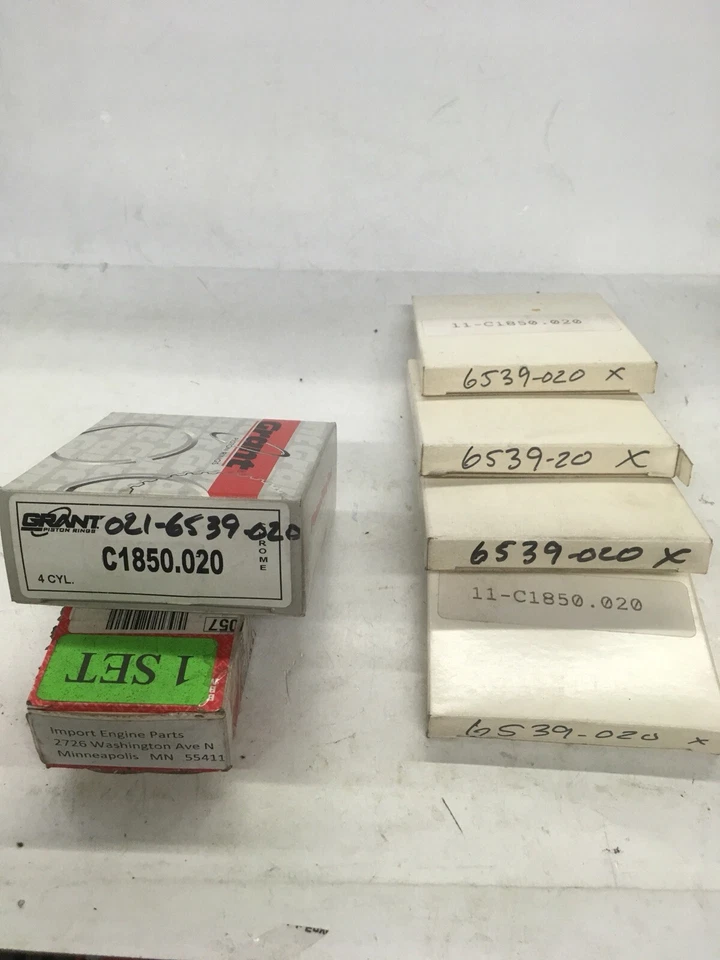 ANILLO DE PISTÓN PARA TOYOTA CELICA ST 1762cc 81 mm 7AFE DOHC 1993-1997 021-6539-020 Foto 1 de 1