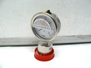 Wika M932 Sanitary 316 SS Diaphragm Seal Pressure Gauge 0-30 Psi 2" Connection - Picture 1 of 5