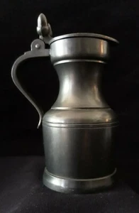 Lot n°79)Pichet couvert a clapet -Les Etains du Manoir N°" -10,5 CM 168 gr - Imagen 1 de 7