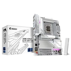 Gigabyte Z890M AORUS ELITE WF7 ICE Ultra Core Series 2 LGA 1851 Intel Z890 DDR5 - Picture 1 of 7