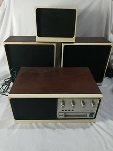 RCA 8 Track Mark Eight Model YVD997W  3 Speakers UNTESTED. Vintage Home Stereo  - Picture 1 of 12