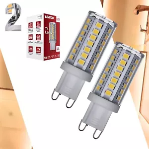 Satco S11235 - 5 Watt JCD LED Bulbs - G9 Base - 4000K - 120 Volt (2 Pack) - Picture 1 of 9
