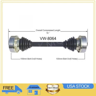 Se adapta a Volkswagen Transporter TrakMotive 1975-1977 1978 1979 eje CV izquierdo Foto 1 de 3