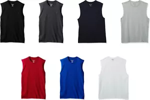 Champion Men's Classic Jersey Muscle T-Shirt - Picture 1 of 18