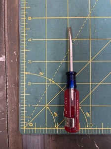 Vintage Craftsman 1/8 Flat Screw Driver #41421 AD Pocket With Clip Pre-owned - Picture 1 of 4
