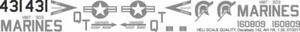 Decal 142 Bell AH-1W SuperCobra US Marines HMT-303 - Bild 1 von 2