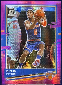 Tarjeta paralela NBA Donruss Optic 2020-21 ELFRID PAYTON NY KNICKS HYPER ROSA PRIZM - Imagen 1 de 2