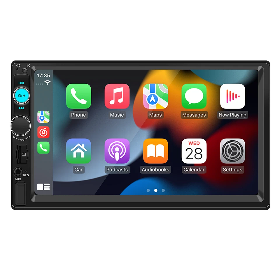 2 Din Radio Automotive Android Auto Car Carplay Screen Auto Radio Usb Bluetooth - Image 1 of 4