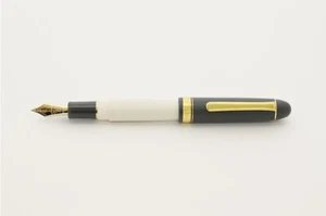 NAGASAWA Original Fountain Pen silhouette Platinum #3776 Century Gray x Cream - Picture 1 of 5