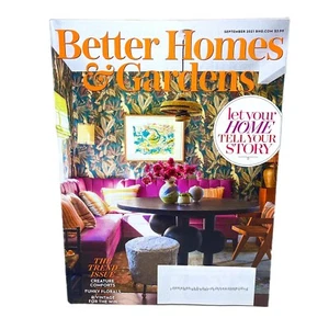 Better Homes Gardens September 2021 House Home Shelter Magazine - Imagen 1 de 2