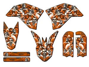 Kit de gráficos SX 50 JESTER 2009-2015 Orange Senge compatible con KTM - Imagen 1 de 4