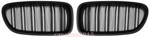 Fit For 10-16 BMW F10 F11 Front Kidney Grille Painted Matte Black M-Look 520i - Picture 1 of 1