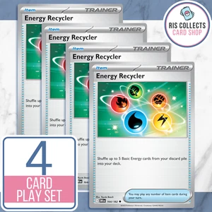 Energy Recycler (SV 10 164/182) 4x Play Set - Destined Rivals NM/M - Picture 1 of 1