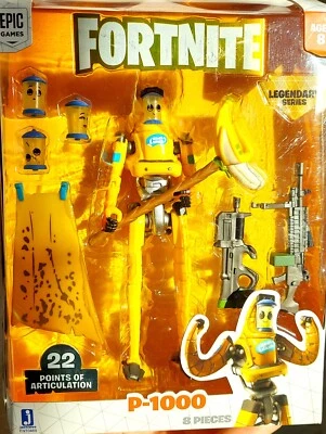 RARE FORTNITE PEELY 'BANANADROID' COMBAT DROID P1000 Action Figure 6" NEW - Image 1 of 4