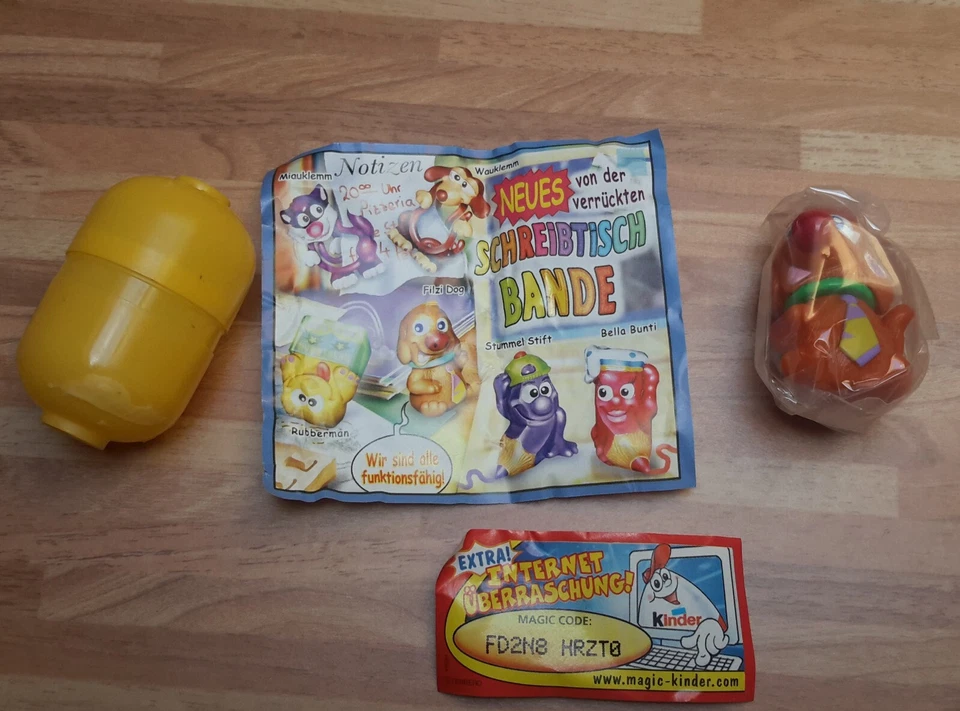 Ü-Ei Neues von der verrückten Schreibtischbande / Filzi Dog + BPZ - Bild 1 von 1